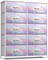 Sorbus Dresser with 10 Drawers - Storage Unit Organizer Chest for Clothes - Bedroom, Room, Nursery, & Closet - Steel Frame, Wood Top & Handles, and Easy Pull Fabric Bins